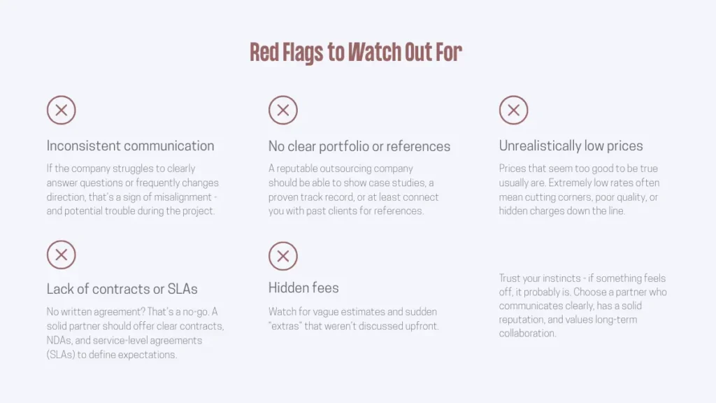 it outsourcing romania: red flags to watch out for